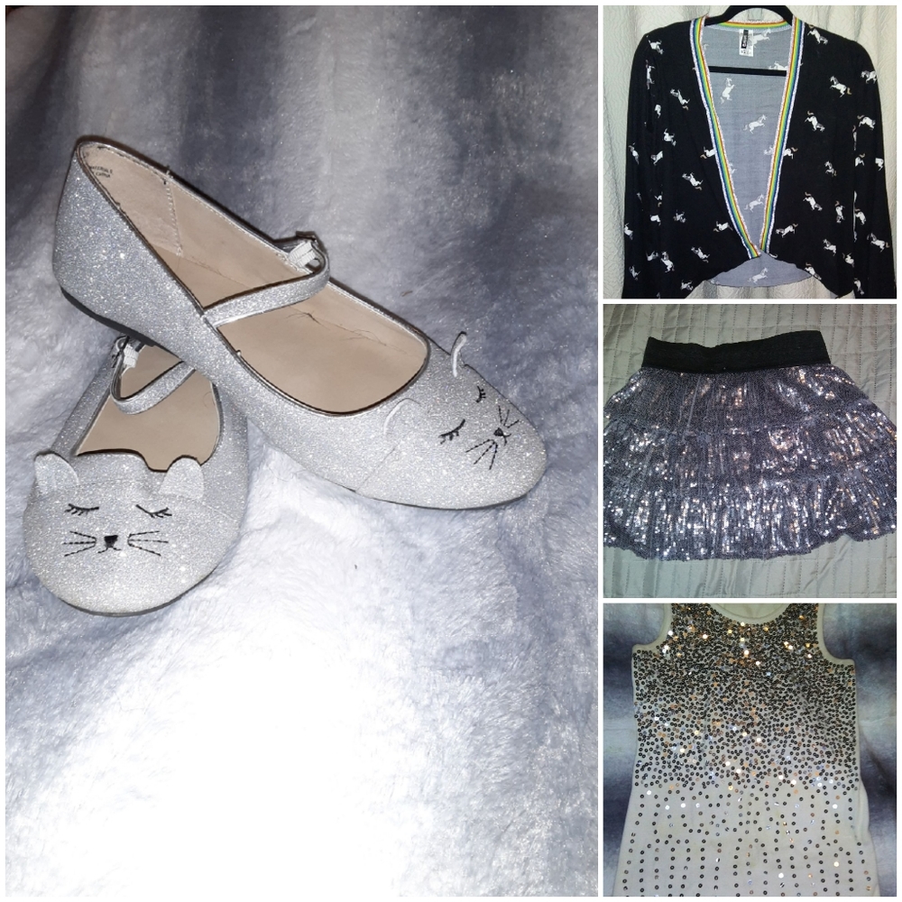 Unicorn Open Cardigan 🛍 Girls' Size 14/16